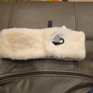 Torrid Soft Faux Fur Headband in Cream